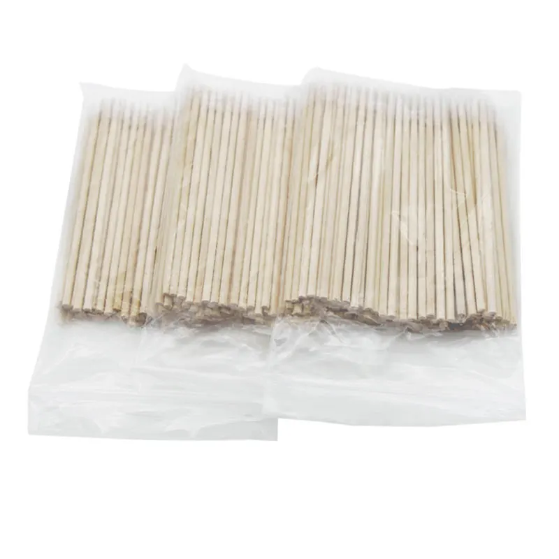 100/300/500pcs Wood Cotton Swab Cosmetics Permanent Makeup Ear Clean Sticks Buds Micro Brushes Eyelash Glue Removing Tool
