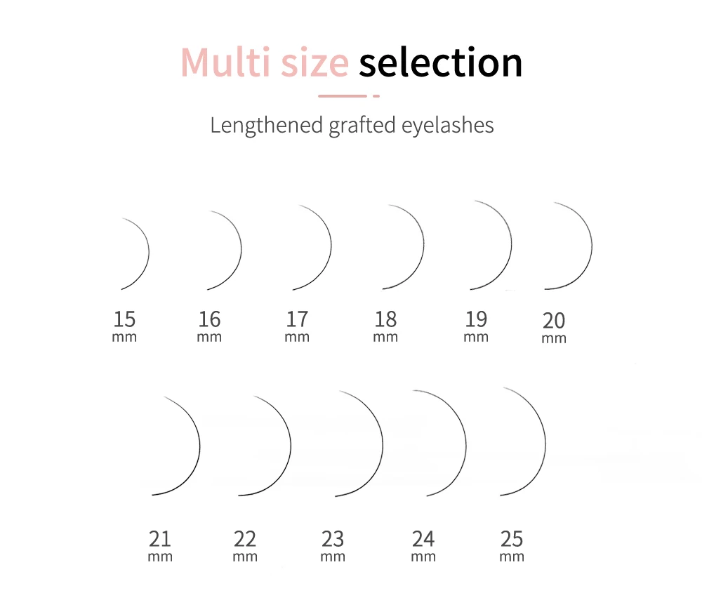NATUHANA 8-25mm Super Long Length Eyelash Extension Korean PBT False Mink Eyelashes Individual Synthetic Silk Fake Lashes Cilios