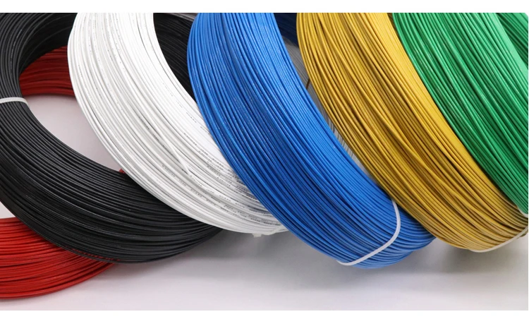 1M/5M UL1332 PTFE Wire 30/28/26/24/22/20/18/16/14/13/12/10 AWG FEP Insulated High Temperature Electron Cable For 3D Printer