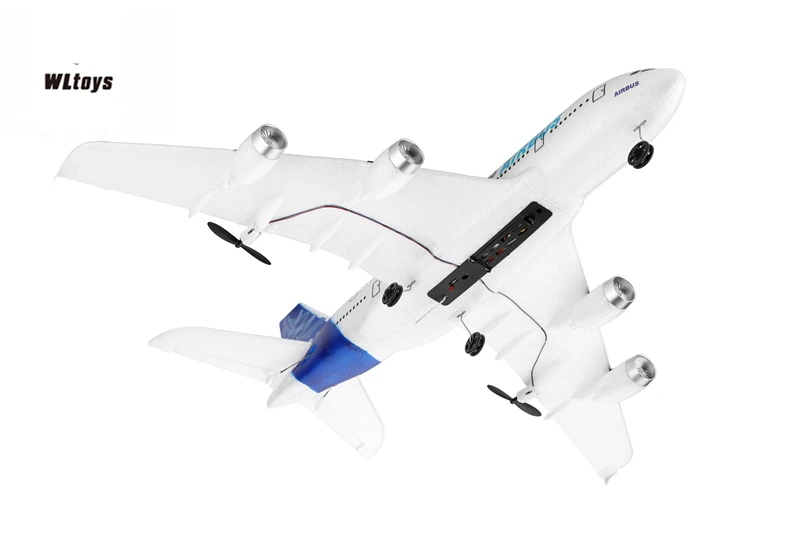 Top WLtoys Airbus A380 Airplane Toys 2.4G 3Ch RC Airplane Fixed Wing Outdoor Flying Toys Drone A120-A380 RC Plane Toys For Adult
