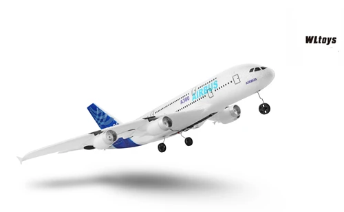 Top WLtoys Airbus A380 Airplane Toys 2.4G 3Ch RC Airplane Fixed Wing Outdoor Flying Toys Drone A120-A380 RC Plane Toys For Adult