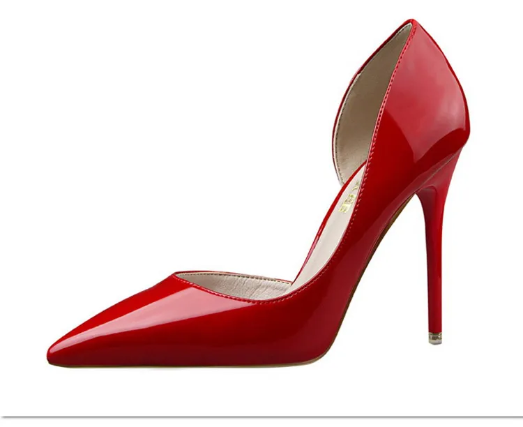 BIGTREE Shoes Patent Leather Heels 2026 Fashion Woman Pumps Stiletto Women Shoes Sexy Party Shoes Women High Heels 12 Colour