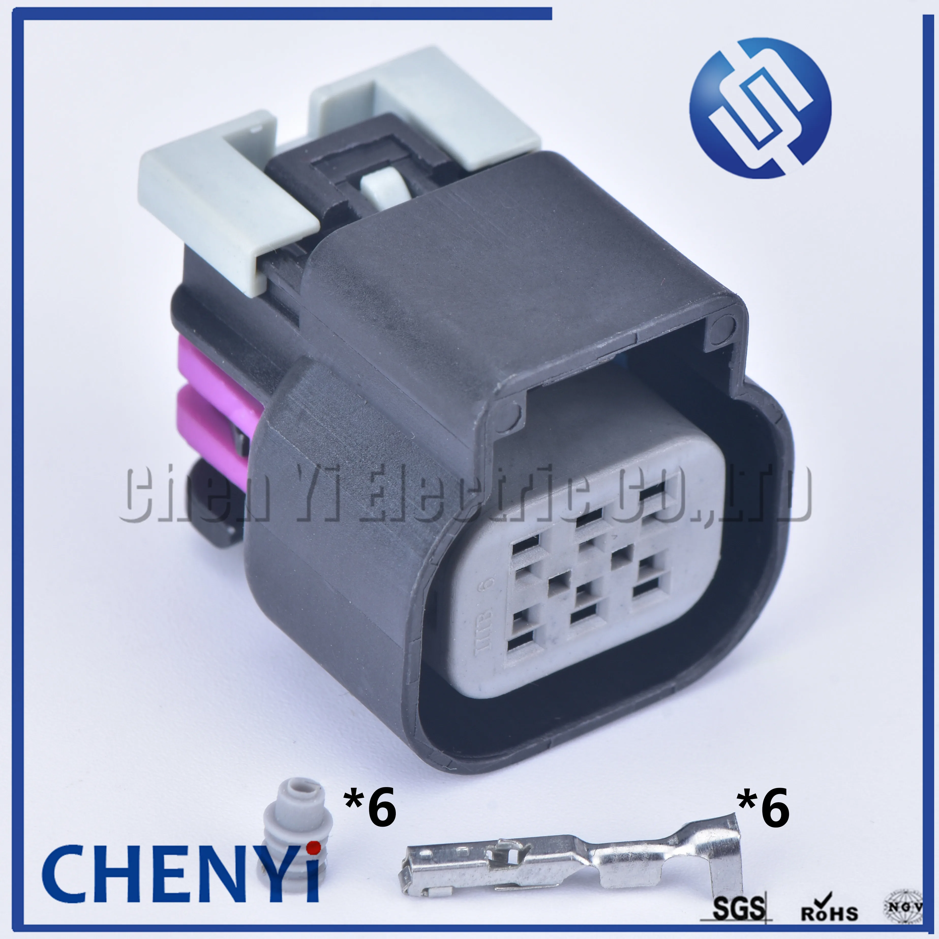 6 Pin Automotive Waterproof Connector Throttle Motor Drive wire harness Plug Socket 15355297 15418498 For BUICK Chevrolet