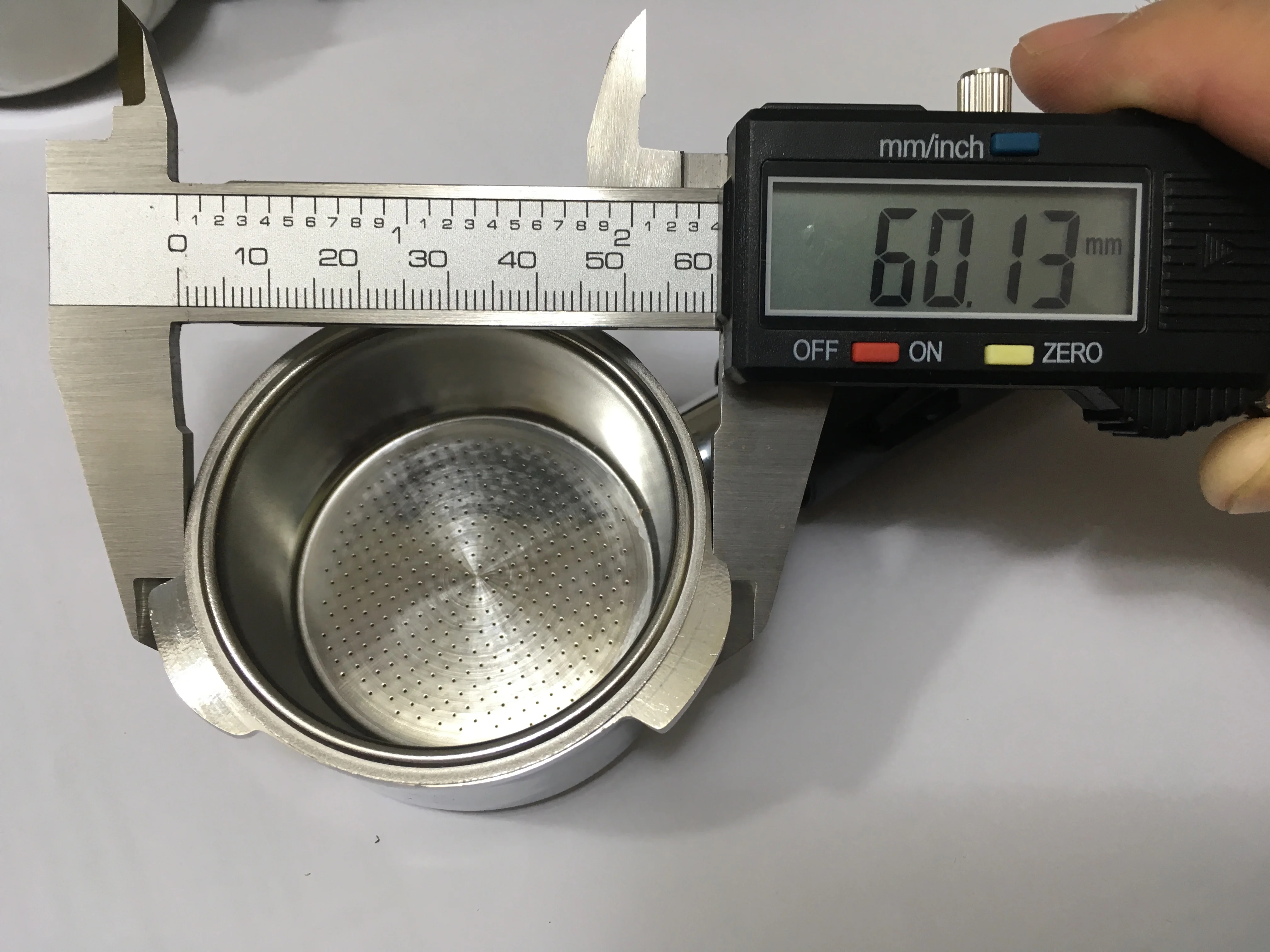 SUS304 Bottomless-Filter Holder Portafilter 60mm 15-20bar for Espresso Coffee Maker Parts Inner 51mm Portafilter