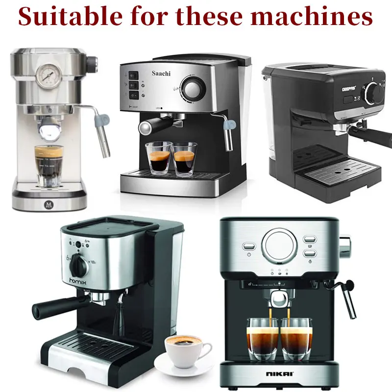 SUS304 Bottomless-Filter Holder Portafilter 60mm 15-20bar for Espresso Coffee Maker Parts Inner 51mm Portafilter
