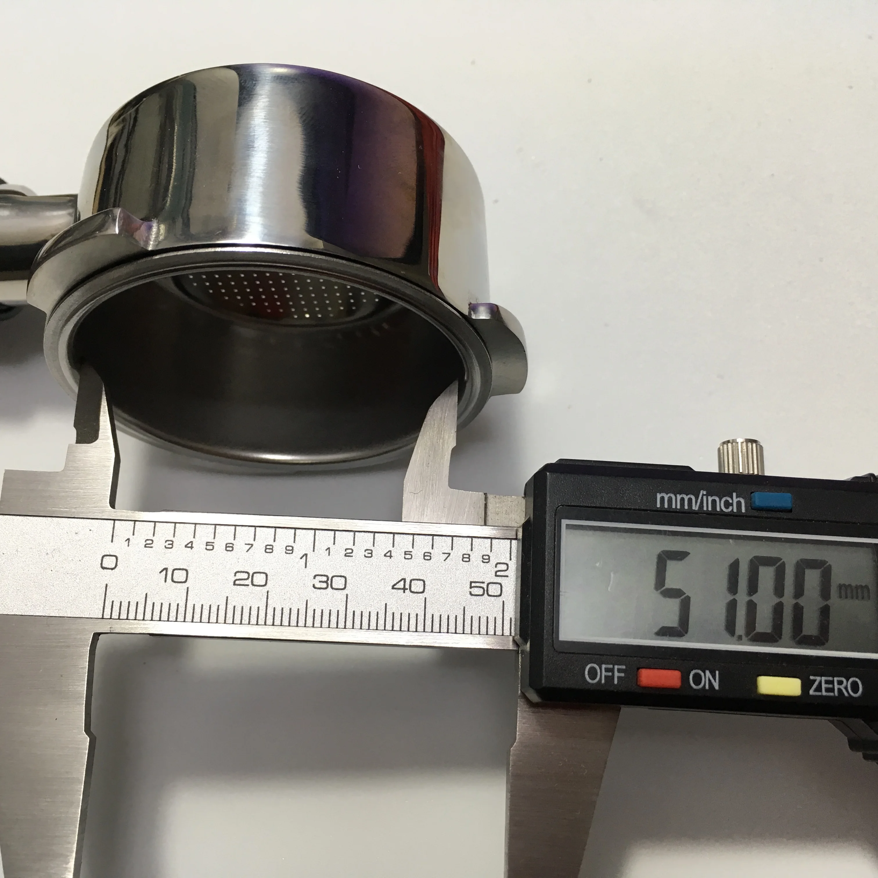 SUS304 Bottomless-Filter Holder Portafilter 60mm 15-20bar for Espresso Coffee Maker Parts Inner 51mm Portafilter