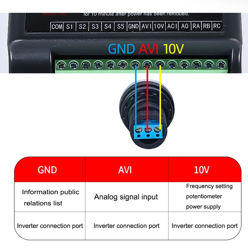 1K 2K 3K 5k 10k 20k 100k LA42DWQ Ohm Special Variable Frequency Speed Regulating Potentiometer Frequency Converter Switch