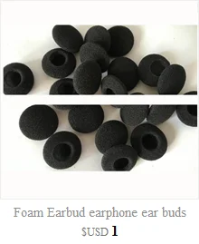 25 Pairs 50 Pcs 18mm Foam Earbud Earphone Earbuds Tips Headphone Ear Pads Cushion Replacement Sponge Covers for Earphone MP3 MP4
