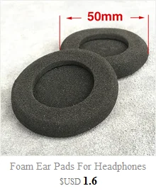 25 Pairs 50 Pcs 18mm Foam Earbud Earphone Earbuds Tips Headphone Ear Pads Cushion Replacement Sponge Covers for Earphone MP3 MP4
