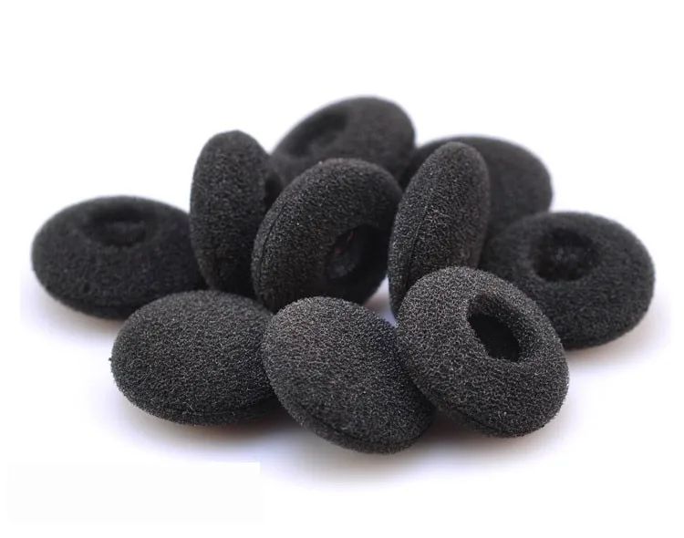 25 Pairs 50 Pcs 18mm Foam Earbud Earphone Earbuds Tips Headphone Ear Pads Cushion Replacement Sponge Covers for Earphone MP3 MP4