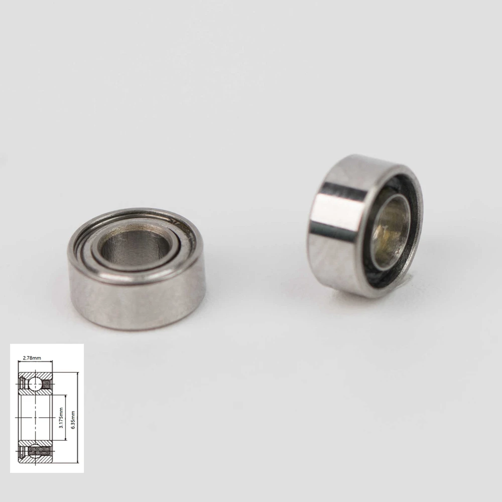 10pcs handpiece ceramic dental bearings SR144TLZWN 3.175x6.35x2.78mm For KV SMARTtorque S609C / S619C / S619 L DA55B2L-814