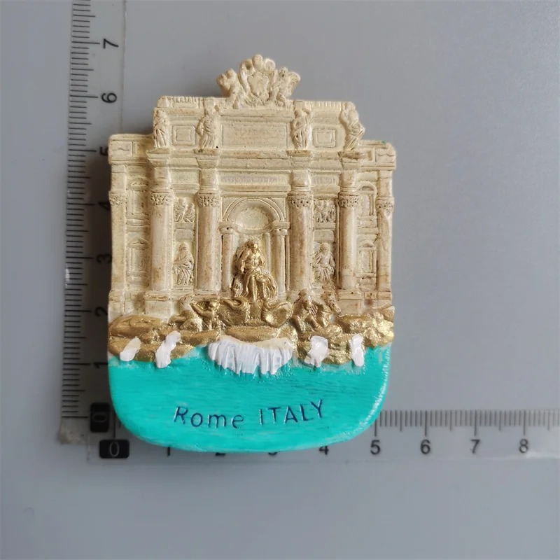 Italy Roma Colosseo fridge magnet Tourism Souvenir Resin Crafts Divid Magnetic Refrigerator Stickers home decor Collection Gifts