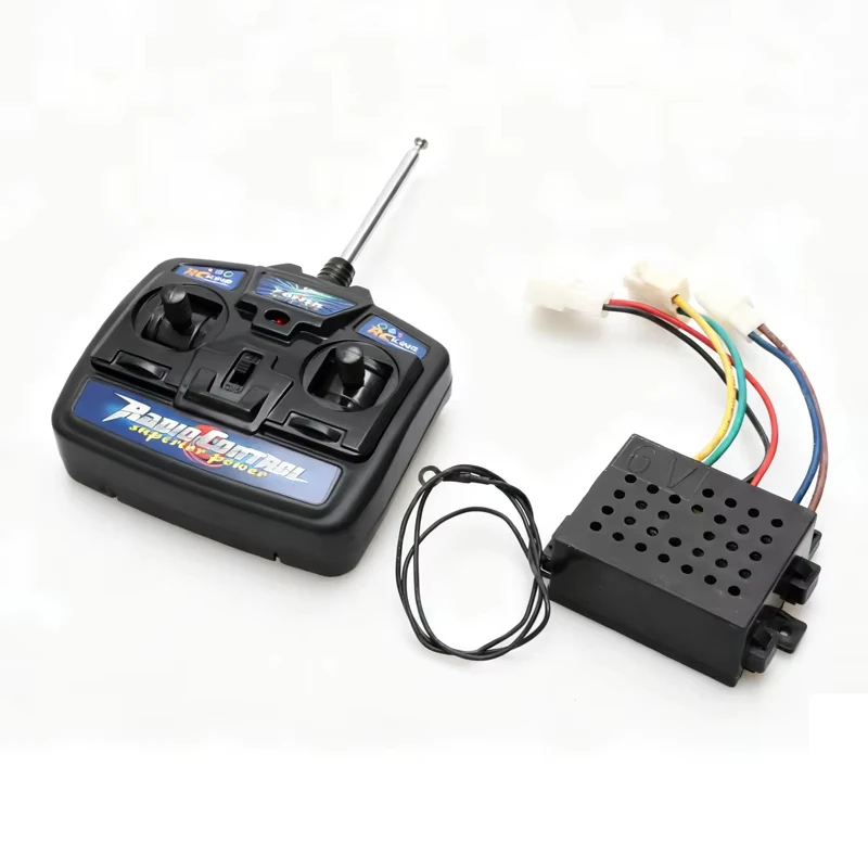1Set 27MHZ 4CH Remote Controller Kit with 6V 12V Receiver Board for RC Kids Driving Children's Electric Cars Steering Control