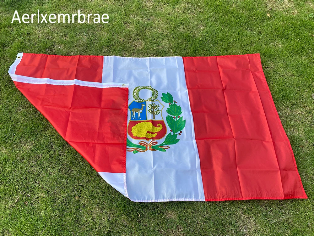 Aerxemrbrae Flag 150x90cm Per PE Peru Flag