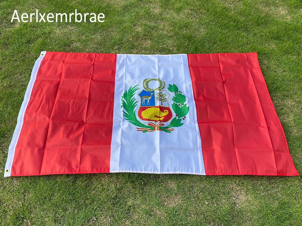 Aerxemrbrae Flag 150x90cm Per PE Peru Flag