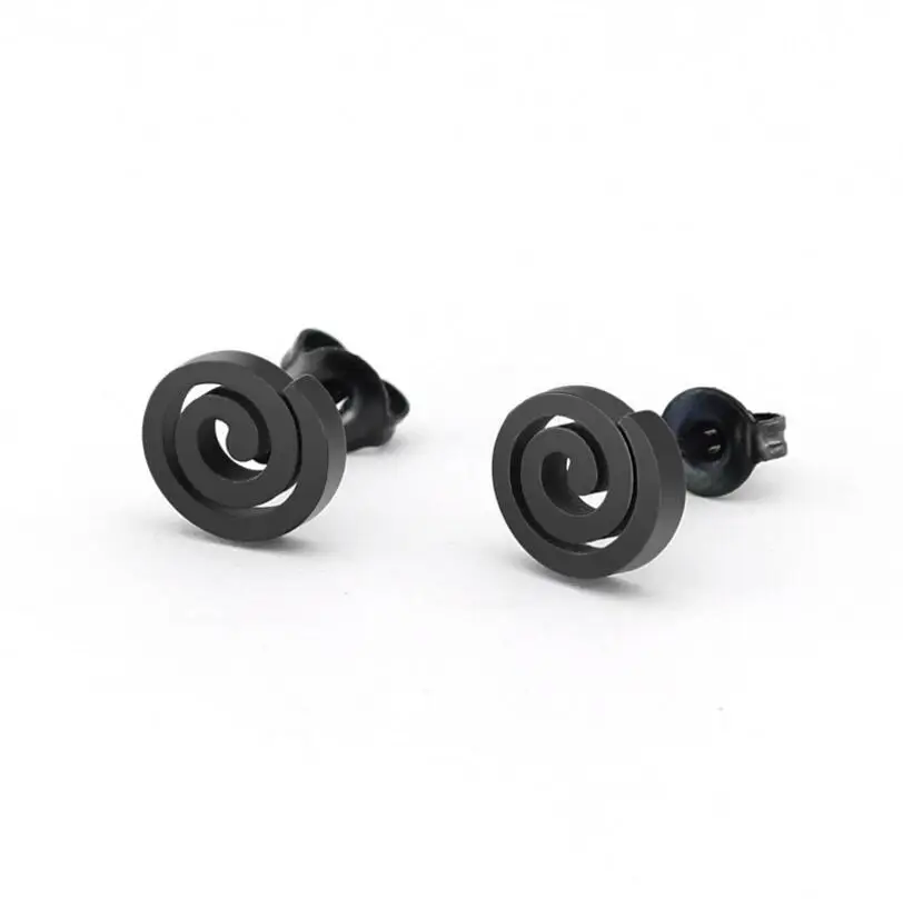 Stainless Steel Endless Spiral Fashion Earrings for Women 2020 Unique Swirl Earing Statement Party Jewelry Aretes