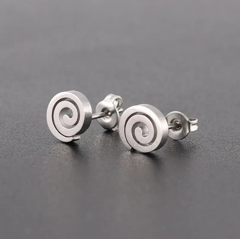 Stainless Steel Endless Spiral Fashion Earrings for Women 2020 Unique Swirl Earing Statement Party Jewelry Aretes