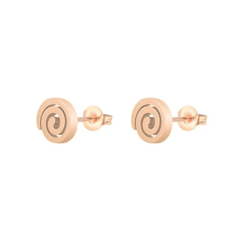 Stainless Steel Endless Spiral Fashion Earrings for Women 2020 Unique Swirl Earing Statement Party Jewelry Aretes