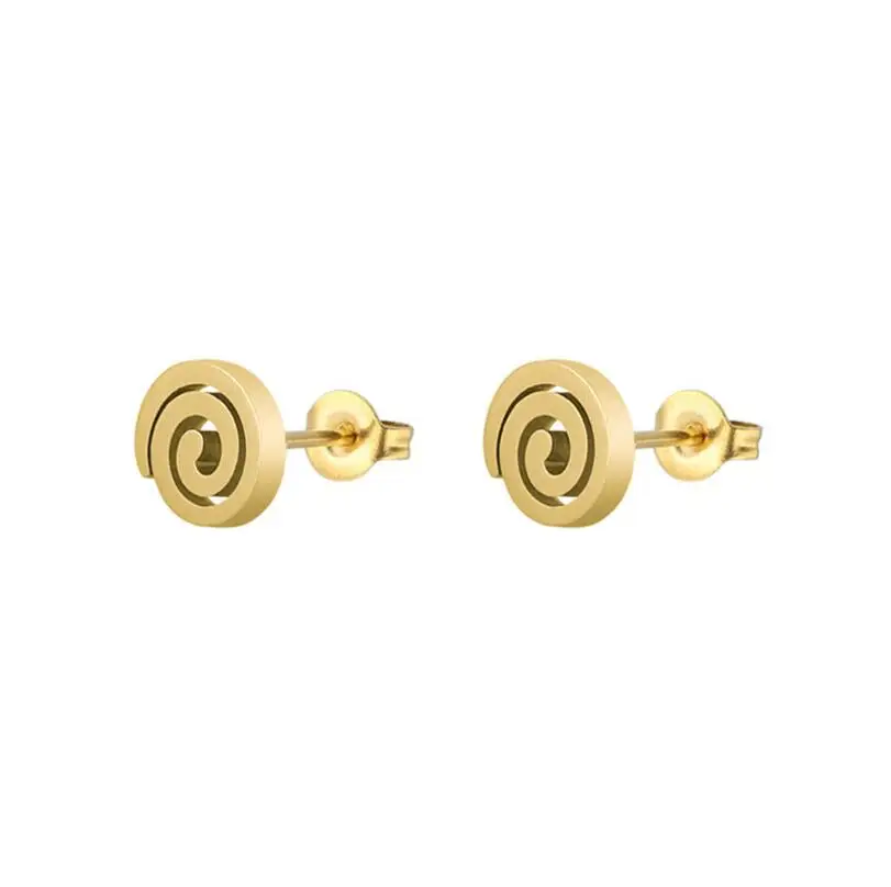 Stainless Steel Endless Spiral Fashion Earrings for Women 2020 Unique Swirl Earing Statement Party Jewelry Aretes