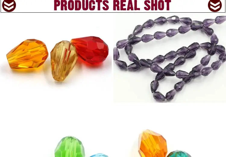 95Pcs/Lot Czech Glass Droplet 3X5MM Crystal Teardrop Beads DIY Making Crafts Material Beaded Chinese Jewelry Beading Wholesale