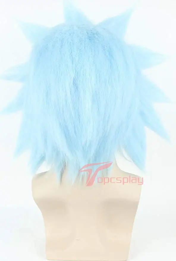 Sanchez Blue Short Cosplay Wigs Role Play Synthetic Hair + Wig Cap