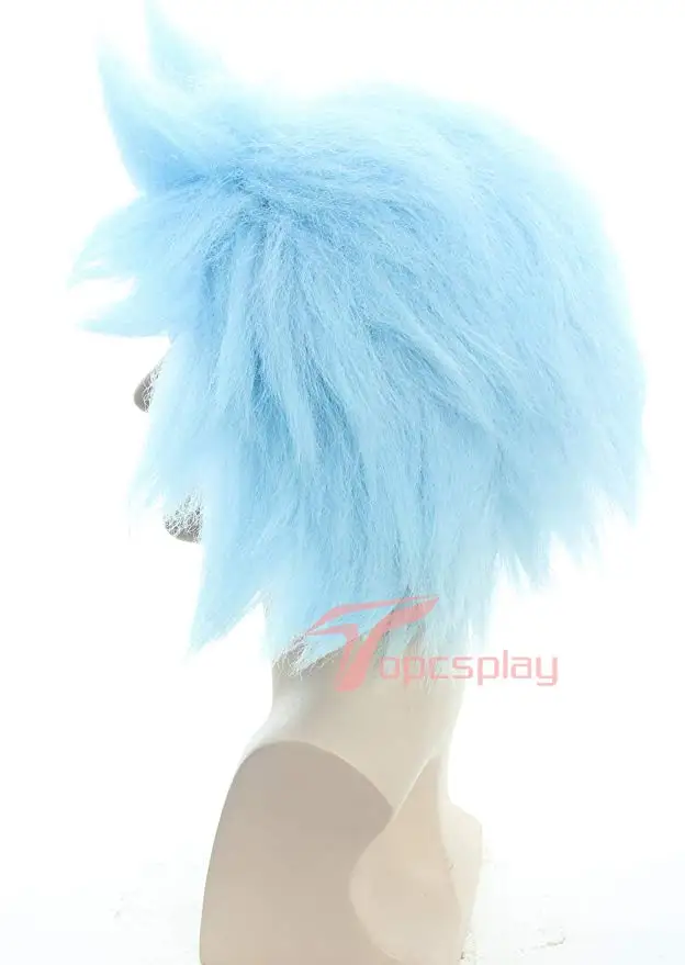 Sanchez Blue Short Cosplay Wigs Role Play Synthetic Hair + Wig Cap