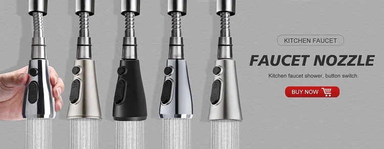 Universal Kitchen Water Faucet Adjustable Pressure 360 Degree Rotating Water Tap Head Water Saving Shower Faucet Nozzle Adapter