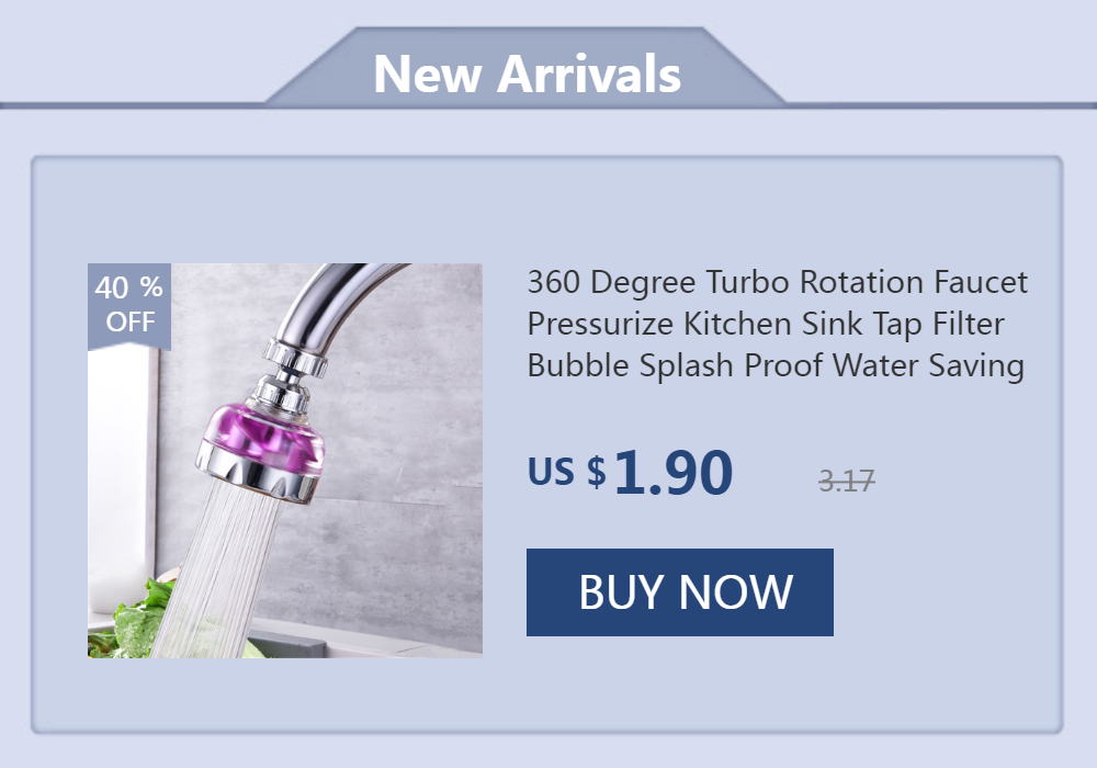 Universal Kitchen Water Faucet Adjustable Pressure 360 Degree Rotating Water Tap Head Water Saving Shower Faucet Nozzle Adapter