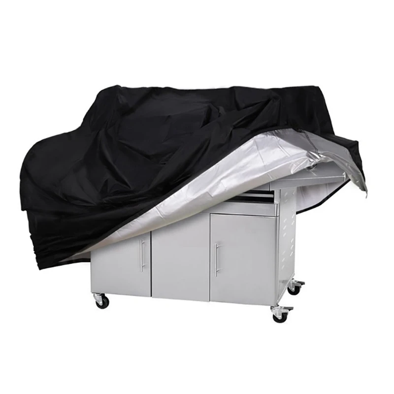 1PC 190T/210D BBQ Cover Anti-Dust Waterproof Weber Heavy Duty Charbroil Grill Cover Rain Protective Barbecue Cover Round