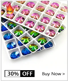 Sewing Accessories AB K5 Glass Sew On Rhinestone Glitter Galactic Rhinestones For Clothes Wedding Dress 14*9mm 19*12mm 27*16mm