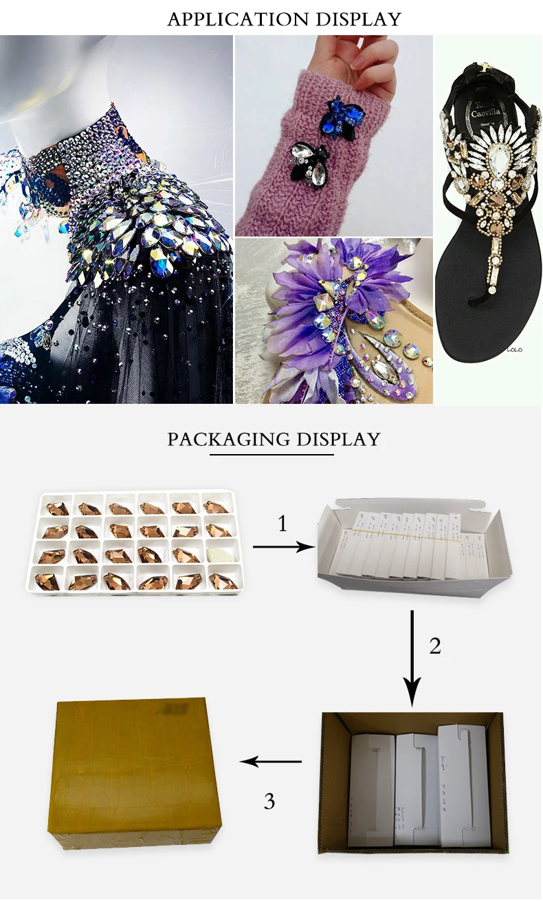 Sewing Accessories AB K5 Glass Sew On Rhinestone Glitter Galactic Rhinestones For Clothes Wedding Dress 14*9mm 19*12mm 27*16mm