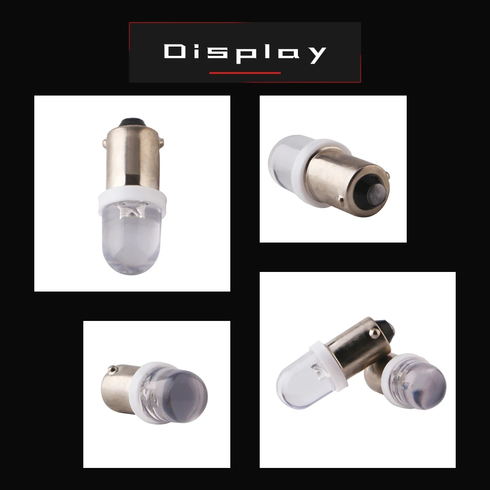 10Pcs 12V 53 57 T11 T4W BA9S T4W 1895 Gauge Dashboard Map Lamp Interior Dome Door Signal Light Bulb Instrument Cluster Lights