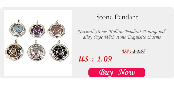 Natural Stones Pendant Creative Dragon Claw Hold Round Stone Beads Pendants for Jewelry Making DIY charm Necklaces Accessories