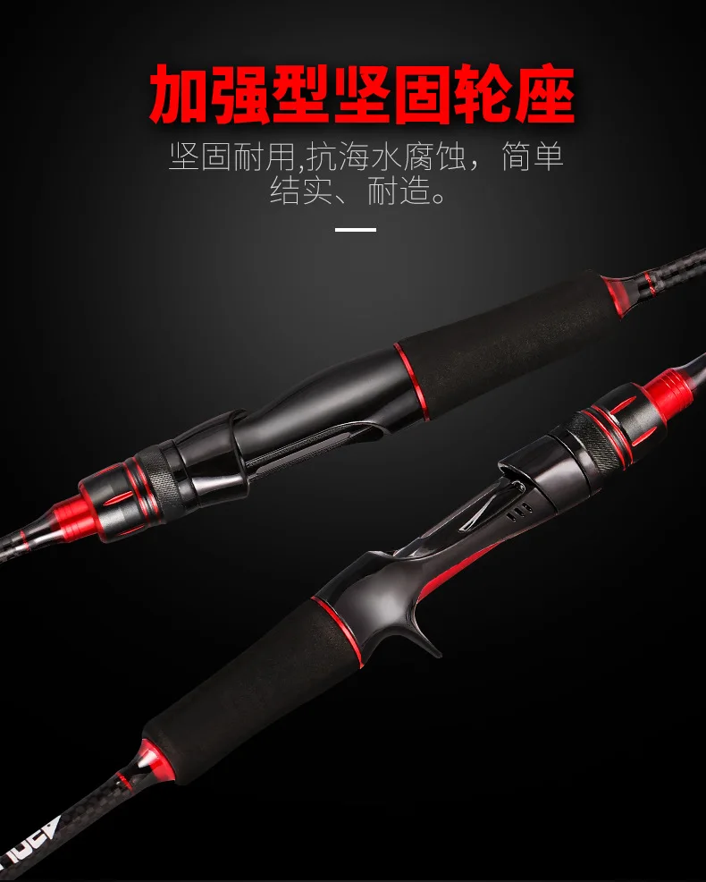 ZZ64 1.68m 1.8m 2.1m 2.4m SEE POWER 562ML 602ML 602M 702ML 702M 802ML 802M Fast Spinning Lure Fishing Rod Carbonfiber Bait 4-20g