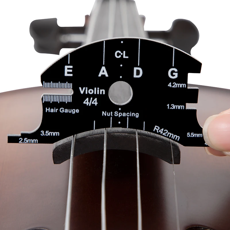 Violin Bridge Multifunctional Tool 4/4 3/4 1/2 Cello Bridges Repair Tool Mold Viola Reference Fingerboard Scraper Part Making
