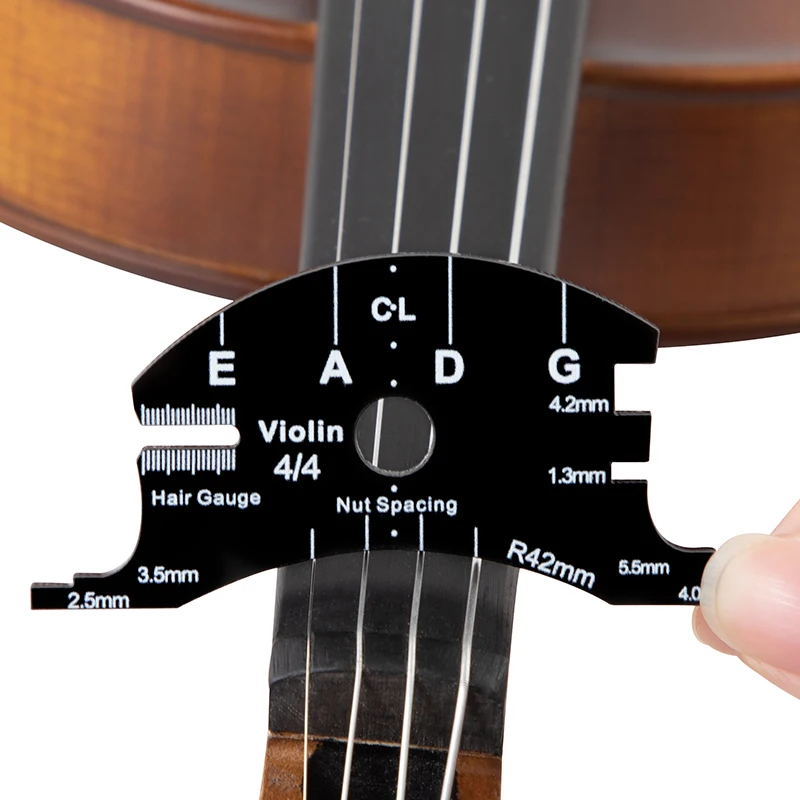 Violin Bridge Multifunctional Tool 4/4 3/4 1/2 Cello Bridges Repair Tool Mold Viola Reference Fingerboard Scraper Part Making