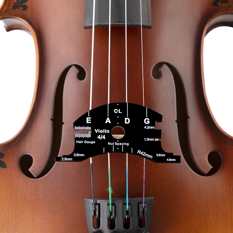 Violin Bridge Multifunctional Tool 4/4 3/4 1/2 Cello Bridges Repair Tool Mold Viola Reference Fingerboard Scraper Part Making