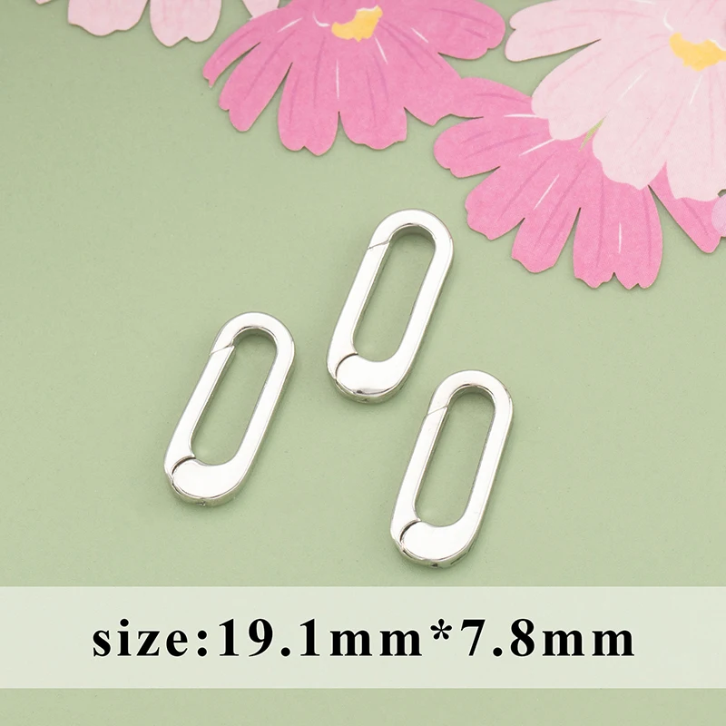YEGUI M824,jewelry accessories,lobster clasp hooks,18k gold plated,0.3 microns,necklace bracelet,jewelry making,10pcs/lot