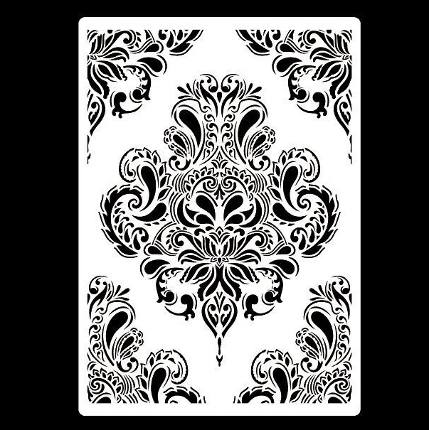 A4 size Wall Painting Stencils Stamp Scrapbook Album Decorative Embossing Craft Paper DIY Flower Label Stencil mandala
