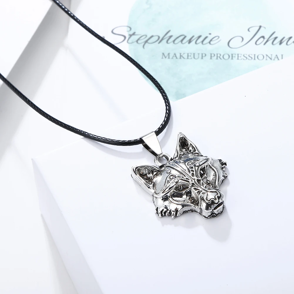 Norse i am wolf Viking Celtics Necklace For Men/Women Popular Totem Amulet With Card Jewelry Gifts Dropshipping Wholesale