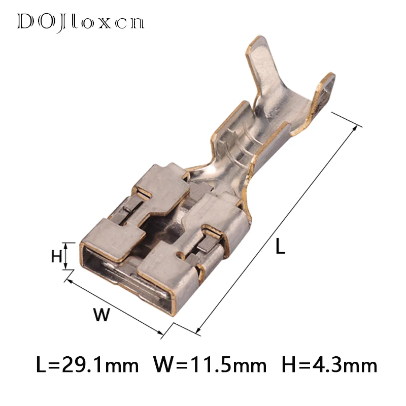 20/50/100/200 Pcs 9.5mm KET 7116-3250 Automotive Wire Copper Terminal Cable Connector Male Female Splice Pins ST741394-3 G257