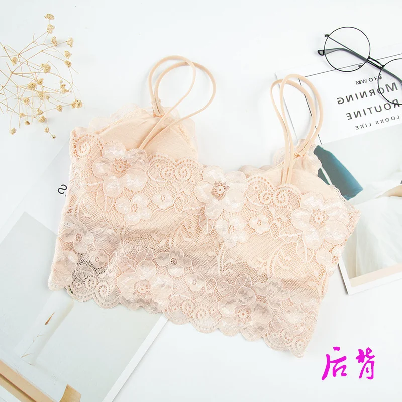 3D Sexy Lingerie Seamless Sport Bra U Type Top Bra Push Up Bralette Brassiere Women Underwear snowflake lace back bra wrap girls