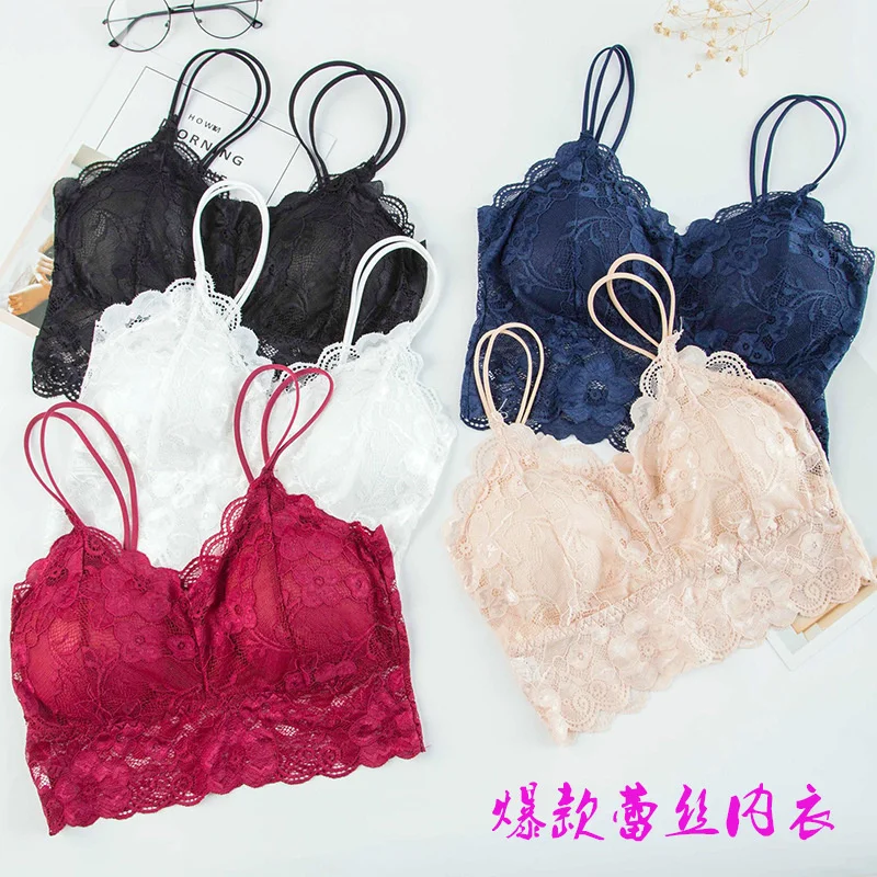 3D Sexy Lingerie Seamless Sport Bra U Type Top Bra Push Up Bralette Brassiere Women Underwear snowflake lace back bra wrap girls