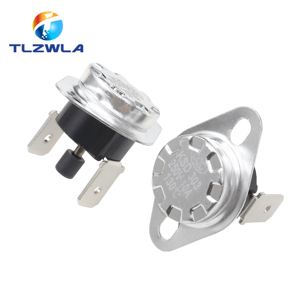 1PCS KSD301 KSD303 10A 45 150 C Degrees Celsius Manual Reset Thermostat Normally Closed Temperature Switch Temperature Control
