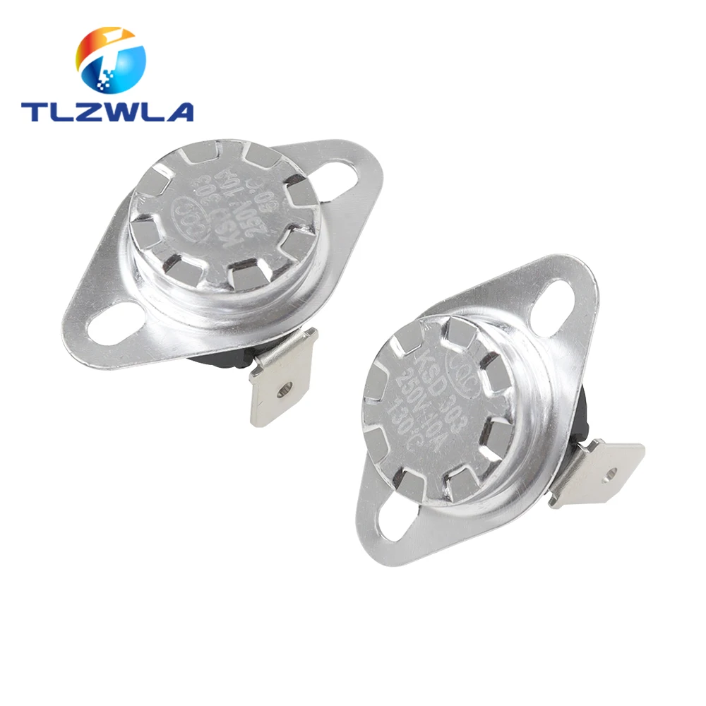 1PCS KSD301 KSD303 10A 45 150 C Degrees Celsius Manual Reset Thermostat Normally Closed Temperature Switch Temperature Control