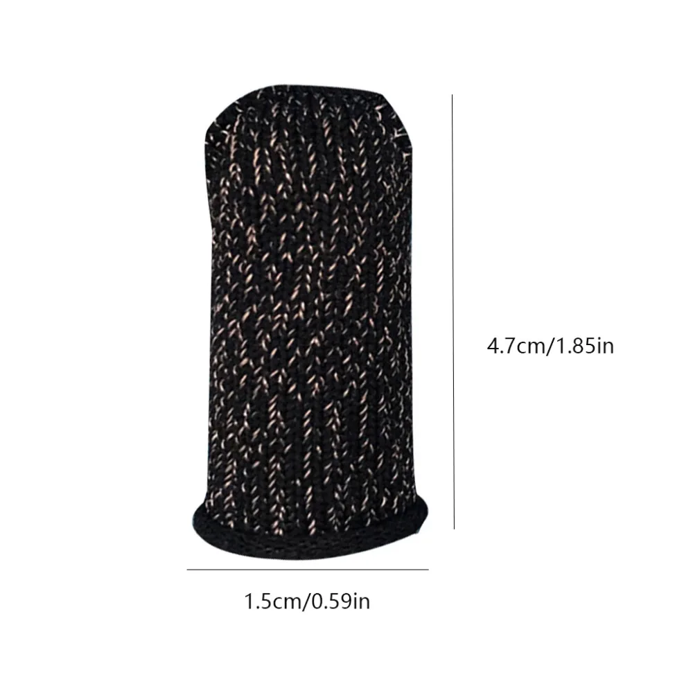 10pcs Mobile Game Fingertip Gloves for Gamer Sweatproof Anti-slip Touch Screen Finger Sleeve Breathable Gaming Fingertip Cover