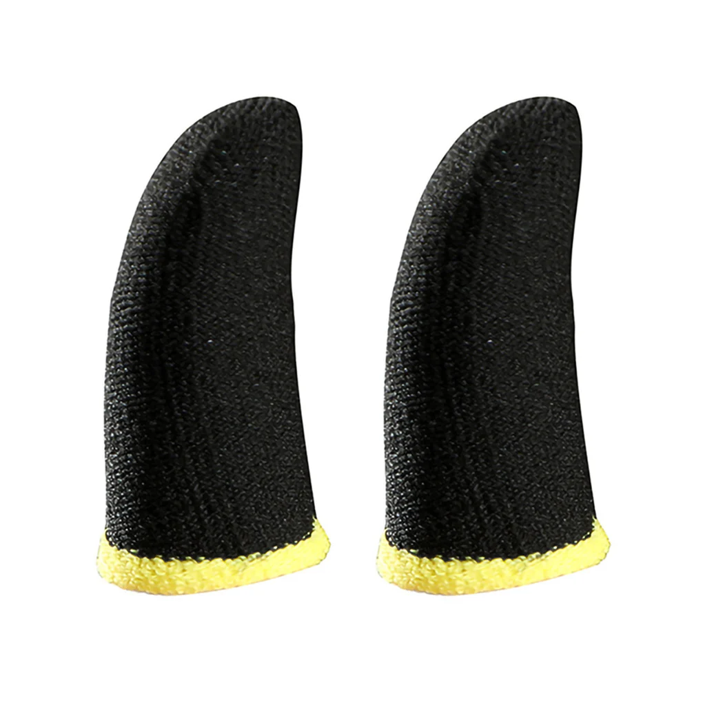 10pcs Mobile Game Fingertip Gloves for Gamer Sweatproof Anti-slip Touch Screen Finger Sleeve Breathable Gaming Fingertip Cover