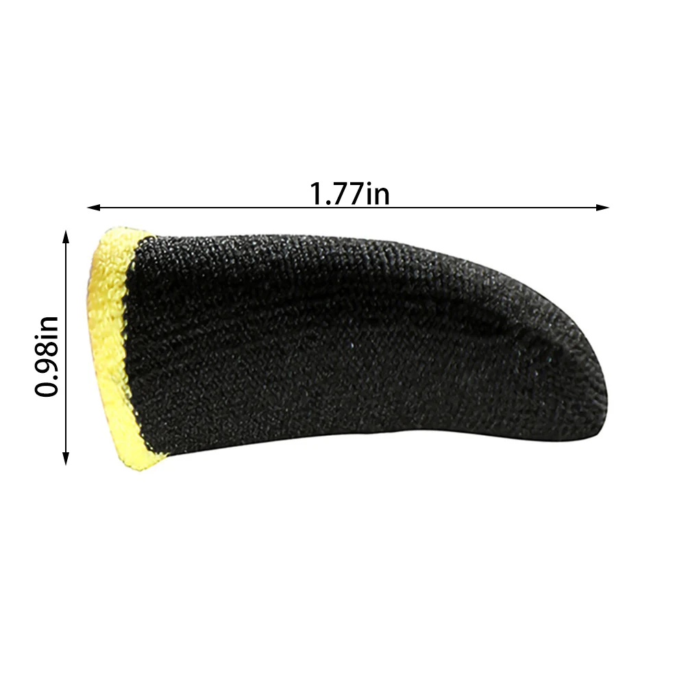 10pcs Mobile Game Fingertip Gloves for Gamer Sweatproof Anti-slip Touch Screen Finger Sleeve Breathable Gaming Fingertip Cover