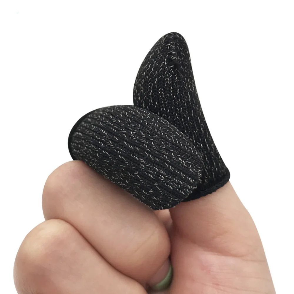 10pcs Mobile Game Fingertip Gloves for Gamer Sweatproof Anti-slip Touch Screen Finger Sleeve Breathable Gaming Fingertip Cover