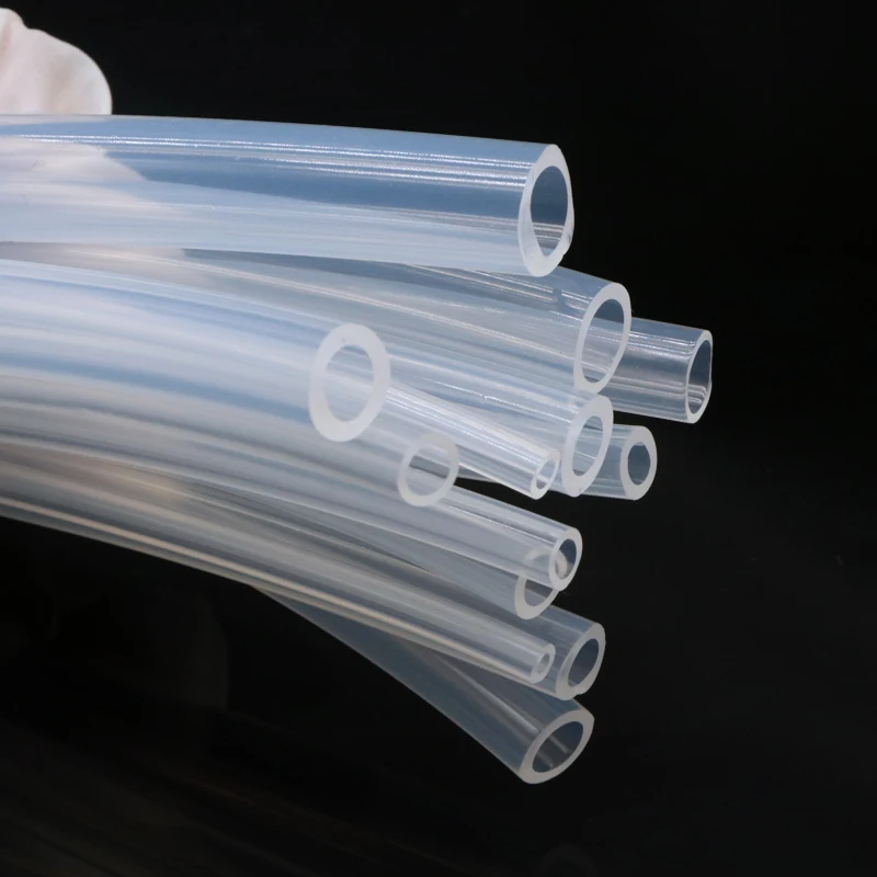 1M/5M Flexible Silicone Tubing ID 0.5 1 2 2.5 3 4 5 6 7 8 9 10 11 12mm Nontoxic Transparent Food Grade Soft Drink Tube Pipe